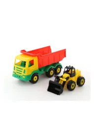 Polesie 44914 Presti� wywrotka + Herakl traktor-�adowarka w siatce