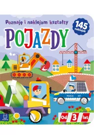 Pojazdy. Poznaj i naklejam ksztaty