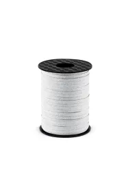 PartyDeco Wst��ka plastikowa srebrny 5mmx225m