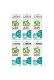 The Bridge Nap�j kokosowy original bez glutenu Zestaw 6 x 1 L Bio