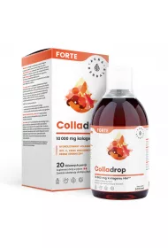 Aura Herbals Colladrop Forte kolagen morski 10000 mg Suplement diety w pynie 500 ml