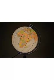 Globus mapa polityczna podwietlany 25 cm