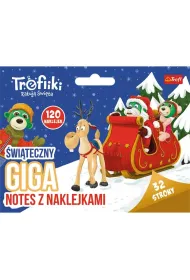 Trefiliki Ratuj� �wi�ta. �wi�teczny Notes z Naklejkami