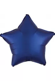 Amscan Balon foliowy Lustre Navy niebieski gwiazda 48cm