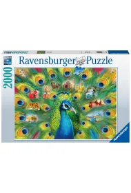 Puzzle 2000 el. Pawia Kraina Ravensburger