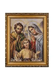 Obraz Haftowany �w. Rodzina 22x27,5cm