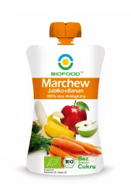 Bio Food Mus marchew + jabko + banan 120 g Bio