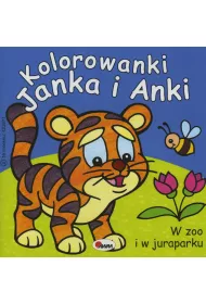 Kolorowanki Janka i Anki. W zoo i juraparku