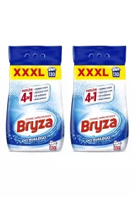 Bryza 4w1 Proszek do prania do biaych tkanin Zestaw 2 x 8.45 kg