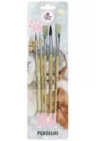 Beniamin P�dzelki z naturalnego w�osia The Sweet Pets 5 szt.