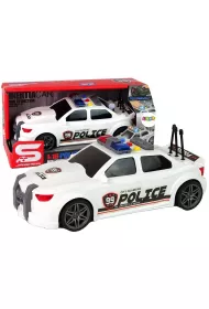 Policja 1:16 z d�wi�kiem bia�a LeanToys
