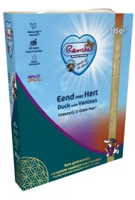 Renske Natural Petfood Dog Fresh Duck with Venison - wiea kaczka z dziczyzn bez zb 395 g