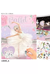 Zestaw z naklejkami Balet Top Model 13049A