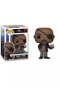 Figurka Bobble Marvel Nick Fury With Flerkitten Funko POP