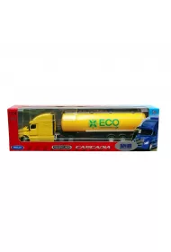 WELLY Auto Truck z przyczep 1:64 Freightliner Cascadia cysterna