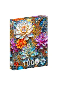 Puzzle 1000 Per�owe lilie wodne Enjoy