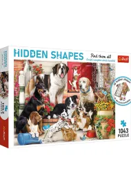 Puzzle Hidden Shapes 1043 el. Psia zabawa Trefl