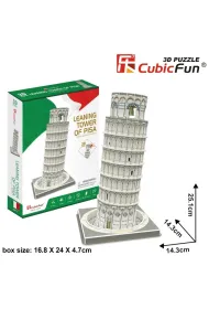 Puzzle 3D 27 el. Krzywa Wie�a w Pizie Cubic Fun