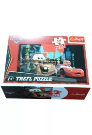 Puzzle mini 54 el. Auta Z�omek Trefl