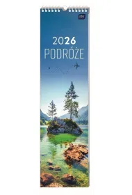 Interdruk Kalendarz 2026 paskowy 13,5x50cm Podr�e