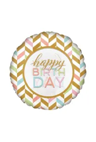 Amscan Balon foliowy Celebration Jumbo pastel 71x71cm