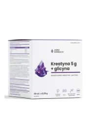 Aura Herbals Kreatyna 5 g, monohydrat + glicyna Suplement diety 30 sasz.