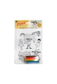 Zestaw kreatywnych naklejek do zabawy Pippi