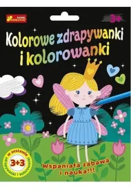 Kolorowe zdrapywanki i kolorowanki Kr�lewna i przyjaciele