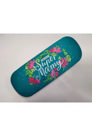 Etui na okulary Super Mama - kwiaty