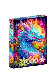 Puzzle 1000 Niebia�ski smok Enjoy