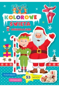 Kolorowe �wi�ta z Miko�ajem. 53 naklejki