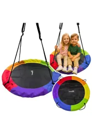 Hu�tawka ogrodowa bocianie gniazdo kolorowa 100cm LeanToys