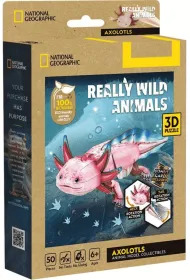 Puzzle 3D National Geographic Aksolotl 50el Cubic Fun