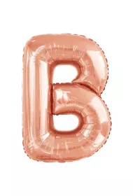 Amscan Balon foliowy litera B r�owe z�oto 59x86cm