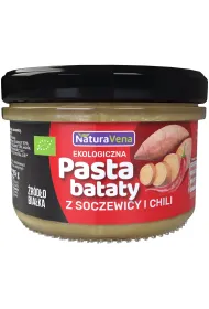 NaturaVena Pasta z batat�w z soczewic� i chili 185 g Bio