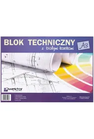 Wektor Blok techniczny A3 bia�y 10 kartek 1 szt.
