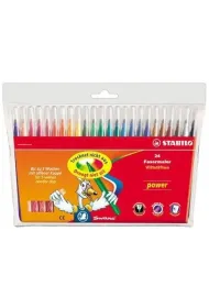 Stabilo Flamastry Power w etui 24 szt.