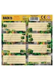 Nalepki na zeszyty Backup 8 a 78 DERFORM 25 szt.