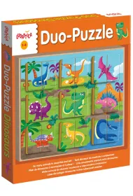 Puzzle Duo Dinosaurs Lisciani