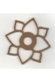 Enpap Ozdoba z p�yty MDF - podk�adka 017 15x15 cm