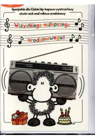 Kukartka Karnet B6 Sheepworld Urodziny Radio 73584