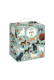 Puzzlove CzuCzu Psy 500 el. puzzle rodzinne Bright Junior Media