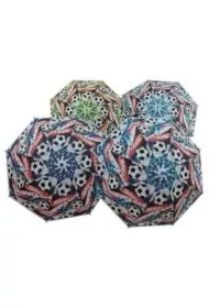 Parasol dziecicy z gwizdkiem Football mix