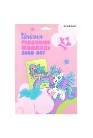 Zestaw kreatywny piaskowe obrazki Unicorn STARPAK 549173