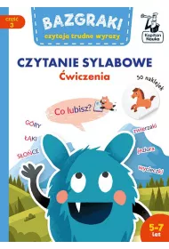 Bazgraki czytaj trudne wyrazy. Czytanie sylabowe. wiczenia. Kapitan Nauka