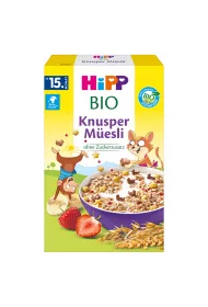 Hipp Chrupice musli z bananami i truskawkami od 15. miesica 200 g Bio