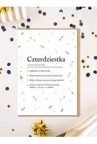 Nadwyraz.com Karnet Urodziny - czterdziestka