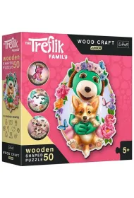 Puzzle drewniane 50 el. Weso�e iki Trefl