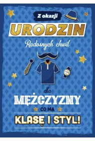Armin Style KARNET URODZINY B6 Z KOP AS GM-1157 FOL