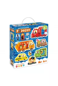 CzuCzu Pierwsze puzzle Pojazdy 2+ Bright Junior Media